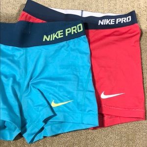 Nike pro shorts
